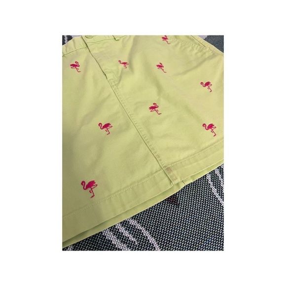 Ralph Lauren Summer Flamingo Embroidered Skirt Women’s Size 4 - Picture 2 of 5